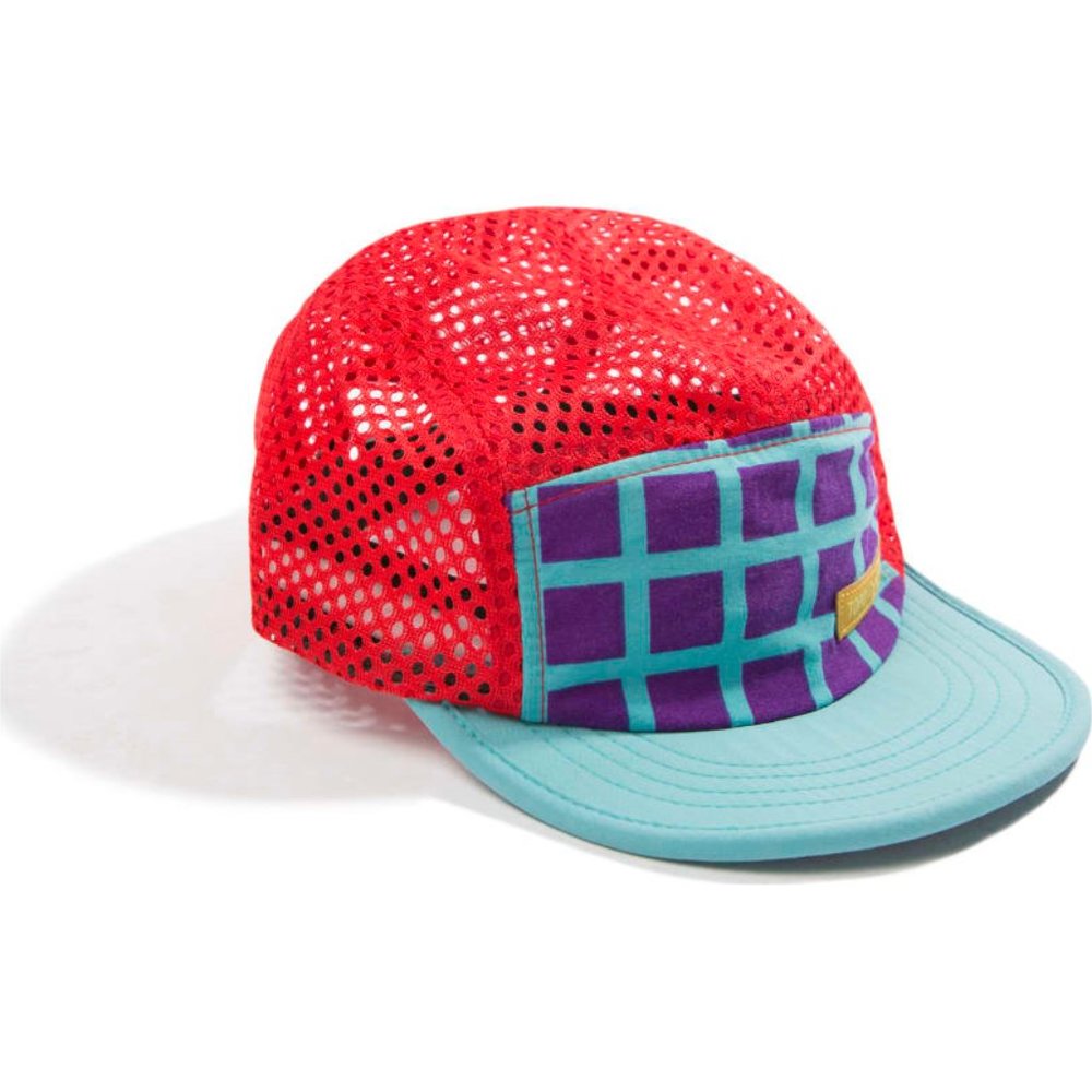 NWT Topo Mesh Turquoise Grid Sport Hat